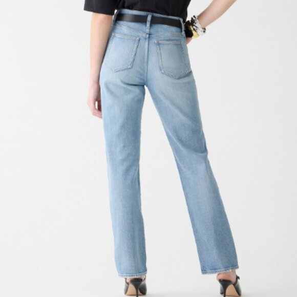 J. Crew Classic High Rise Straight Jean in Tompkin Wash Size 34 - Picture 3 of 12